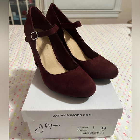 Mary Jane Heels vegan suede 9 - Picture 6 of 11